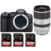 Canon EOS R6 Mark II + RF 70-200mm f/2.8 L IS USM + 3 SanDisk 32GB Extreme PRO UHS-II SDXC 300 MB/s - Appareil Photo Hybride|MCZ DIRECT