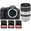 Canon EOS R6 Mark II + RF 70-200mm f/2.8 L IS USM + 3 SanDisk 32GB Extreme PRO UHS-II SDXC 300 MB/s - Appareil Photo Hybride|MCZ DIRECT