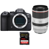 Canon EOS R6 Mark II + RF 70-200mm f/2.8 L IS USM + 1 SanDisk 256GB Extreme PRO UHS-II SDXC 300 MB/s Canon Canon EOS R6 Mark II €3,544.00 MCZ DIRECT
