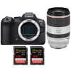 Canon EOS R6 Mark II + RF 70-200mm f/2.8 L IS USM + 2 SanDisk 256GB Extreme PRO UHS-II SDXC 300 MB/s|MCZ DIRECT