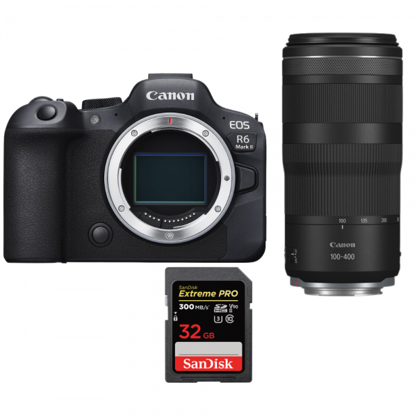 Canon EOS R6 Mark II + RF 100-400mm f/5.6-8 IS USM + 1 SanDisk 32GB Extreme PRO UHS-II SDXC 300 MB/s-1
