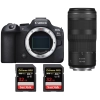 Canon EOS R6 Mark II + RF 100-400mm f/5.6-8 IS USM + 2 SanDisk 32GB Extreme PRO UHS-II SDXC 300 MB/s - Appareil Photo Hybride|MCZ DIRECT