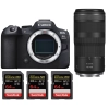 Canon EOS R6 Mark II + RF 100-400mm f/5.6-8 IS USM + 3 SanDisk 64GB Extreme PRO UHS-II SDXC 300 MB/s - Appareil Photo Hybride|MCZ DIRECT