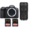 Canon EOS R6 Mark II + RF 100-400mm f/5.6-8 IS USM + 2 SanDisk 128GB Extreme PRO UHS-II SDXC 300 MB/s - Appareil Photo Hybride|MCZ DIRECT