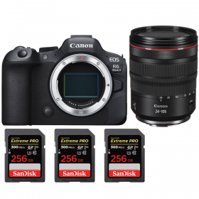 Canon EOS R6 Mark II + RF 24-105mm f/4 L IS USM + 3 SanDisk 256GB Extreme PRO UHS-II SDXC 300 MB/s-1