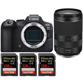Canon EOS R6 Mark II + RF 24-240mm f/4-6.3 IS USM + 3 SanDisk 128GB Extreme PRO UHS-II SDXC 300 MB/s-1