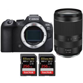 Canon EOS R6 Mark II + RF 24-240mm f/4-6.3 IS USM - Box contents