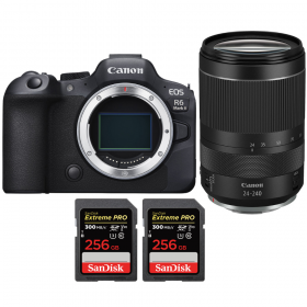 Canon EOS R6 Mark II + RF 24-240mm f/4-6.3 IS USM + 2 SanDisk 256GB Extreme PRO UHS-II SDXC 300 MB/s-1