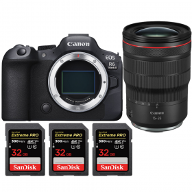 Canon EOS R6 Mark II + RF 15-35mm f/2.8 L IS USM + - Box contents