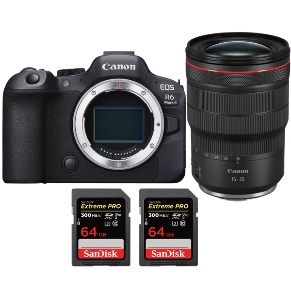 Canon EOS R6 Mark II + RF 15-35mm f/2.8 L IS USM + 2 SanDisk 64GB Extreme PRO UHS-II SDXC 300 MB/s-1