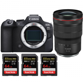 Canon EOS R6 Mark II + RF 15-35mm f/2.8 L IS USM + - Box contents
