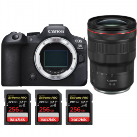 Canon EOS R6 Mark II + RF 15-35mm f/2.8 L IS USM + - Box contents