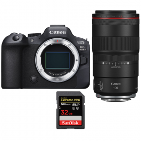 Canon EOS R6 Mark II + RF 100mm f/2.8 L Macro IS U - Box contents