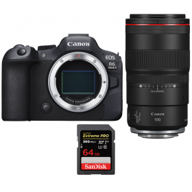 Canon EOS R6 Mark II + RF 100mm f/2.8 L Macro IS U - Box contents
