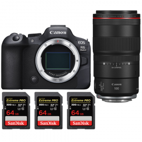 Canon EOS R6 Mark II + RF 100mm f/2.8 L Macro IS U - Box contents