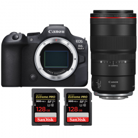 Canon EOS R6 Mark II + RF 100mm f/2.8 L Macro IS U - Box contents