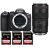 Canon EOS R6 Mark II + RF 100mm f/2.8 L Macro IS USM + 3 SanDisk 128GB Extreme PRO UHS-II SDXC 300 MB/s - Appareil Photo Hybride|MCZ DIRECT