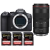 Canon EOS R6 Mark II + RF 100mm f/2.8 L Macro IS USM + 3 SanDisk 128GB Extreme PRO UHS-II SDXC 300 MB/s - Appareil Photo Hybride|MCZ DIRECT