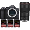 Canon EOS R6 Mark II + RF 100mm f/2.8 L Macro IS USM + 3 SanDisk 256GB Extreme PRO UHS-II SDXC 300 MB/s - Appareil Photo Hybride|MCZ DIRECT