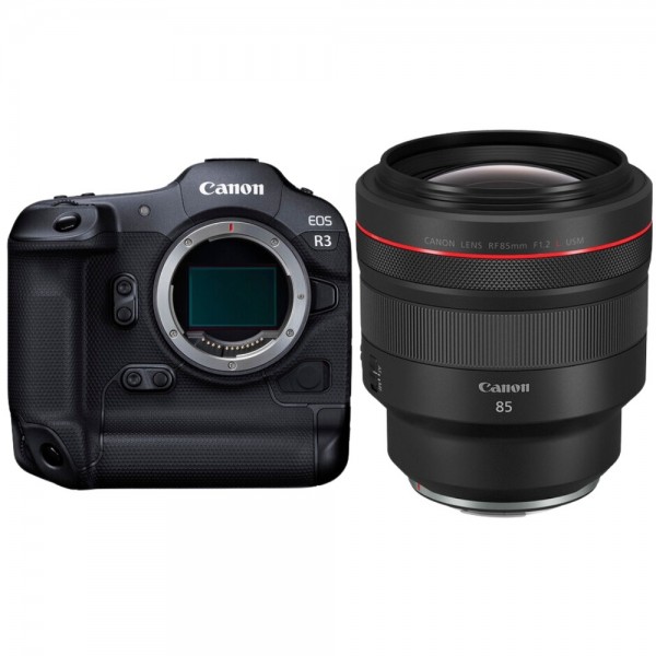 Canon EOS R3 + RF 85mm f/1.2 L USM Canon MIRRORLESS CAMERAS €5,640.00 MCZ DIRECT