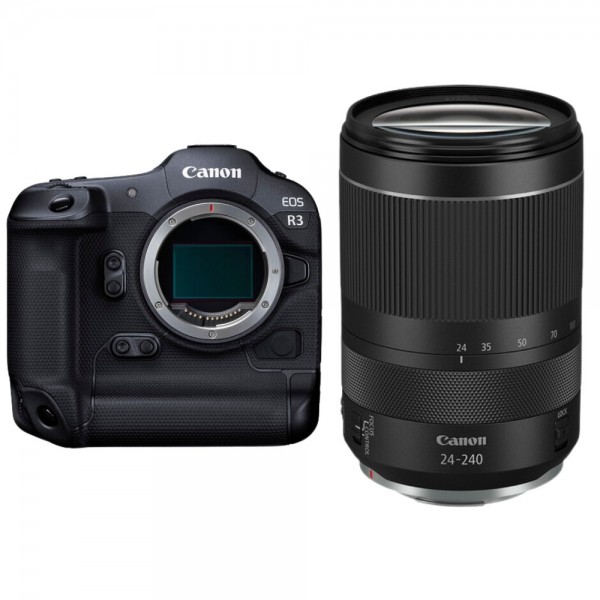 Canon EOS R3 + RF 24-240mm f/4-6.3 IS USM Canon MIRRORLESS CAMERAS €4,465.00 MCZ DIRECT