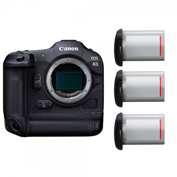 Canon EOS R3 + 3 Canon LP-E19