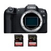 Canon EOS R8 + 2 SanDisk 32GB Extreme PRO UHS-II SDXC 300 MB/s|MCZ DIRECT