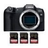 Canon EOS R8 + 3 SanDisk 64GB Extreme PRO UHS-II SDXC 300 MB/s - Appareil Photo Hybride|MCZ DIRECT
