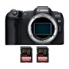 Canon EOS R8 + 2 SanDisk 256GB Extreme PRO UHS-II SDXC 300 MB/s - Appareil Photo Hybride|MCZ DIRECT