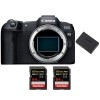 Canon EOS R8 + 2 SanDisk 64GB Extreme PRO UHS-II SDXC 300 MB/s + 1 Canon LP-E17 - Appareil Photo Hybride|MCZ DIRECT