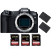 Canon EOS R8 + 3 SanDisk 64GB Extreme PRO UHS-II SDXC 300 MB/s + 2 Canon LP-E17 - Appareil Photo Hybride|MCZ DIRECT