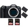 Canon EOS R8 + 2 SanDisk 128GB Extreme PRO UHS-II SDXC 300 MB/s + 2 Canon LP-E17 - Appareil Photo Hybride|MCZ DIRECT