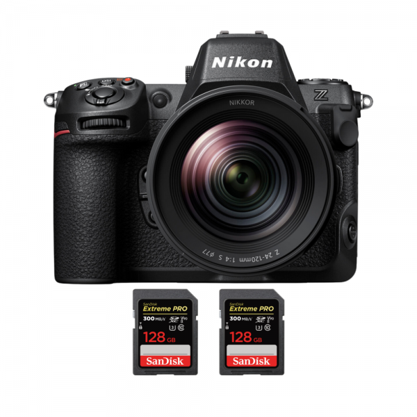 Nikon Z8 + Z 24-120mm F4 S + 2 SanDisk 128GB Extreme PRO UHS-II SDXC 300 MB/s-1