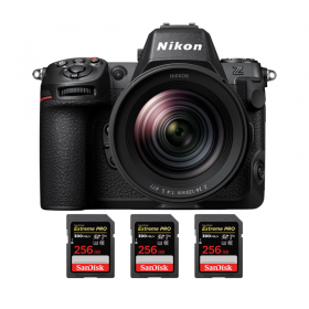 Nikon Z8 + Z 24-120mm F4 S + 3 SanDisk 256GB Extreme PRO UHS-II SDXC 300 MB/s-1