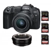 Canon EOS R8 + RF 24-50mm f4.5-6.3 IS STM + EF-EOS R + 3 SanDisk 32 Go Extreme Pro SDHC USH-II 4K U3 300 Mo/s|MCZ DIRECT