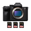 Sony A7R V + 3 SanDisk 32GB Extreme PRO UHS-II SDXC 300 MB/s - Cámara híbrida-1