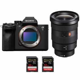 Sony A7R V + FE 16-35 mm f/2,8 GM + 2 SanDisk 32 GB Extreme PRO UHS-II SDXC 300 MB/s - Dispositivo fotográfico híbrido-1