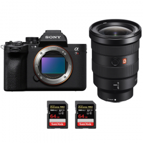 Sony A7R V + FE 16-35 mm f/2,8 GM + 2 SanDisk Extreme PRO UHS-II SDXC de 64 GB a 300 MB/s - Dispositivo fotográfico híbrido-1