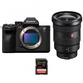 Sony A7R V + FE 16-35 mm f/2,8 GM + 1 SanDisk Extreme PRO UHS-II SDXC de 128 GB a 300 MB/s - Dispositivo fotográfico híbrido-1