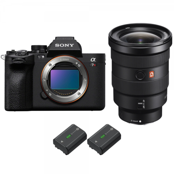 Sony A7R V + FE 16-35mm f/2.8 GM + 2 Sony NP-FZ100 - Cámara Híbrida-1