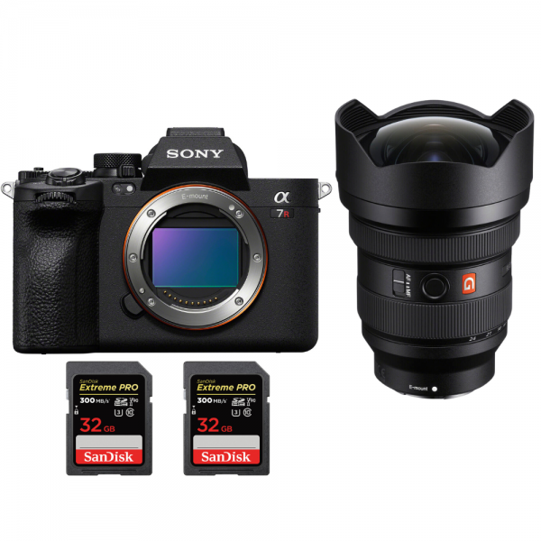 Sony A7R V + FE 12-24mm f/2.8 GM + 2 SanDisk 32GB Extreme PRO UHS-II SDXC 300 MB/s Sony MIRRORLESS CAMERAS €4,848.00 MCZ DIRECT