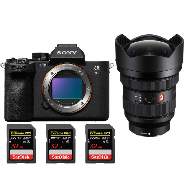 Sony A7R V + FE 12-24mm f/2.8 GM + 3 SanDisk 32GB Extreme PRO UHS-II SDXC 300 MB/s Sony MIRRORLESS CAMERAS €4,988.00 MCZ DIRECT