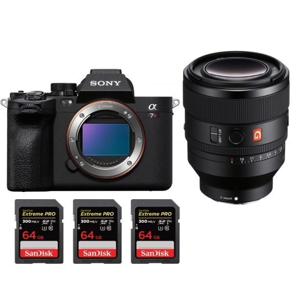 Sony A7R V + FE 50mm f/1.2 GM + 3 SanDisk 64GB Extreme PRO UHS-II SDXC 300 MB/s Sony MIRRORLESS CAMERAS €4,264.00 MCZ DIRECT