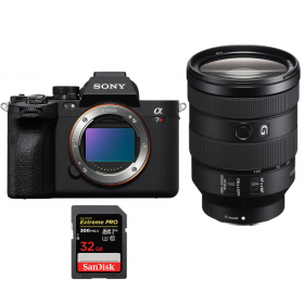 Sony A7R V + FE 24-105 mm f/4 G OSS + 1 SanDisk Extreme PRO UHS-II SDXC de 32 GB a 300 MB/s - Dispositivo fotográfico híbrido-1