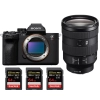 Sony A7R V + FE 24-105 mm f/4 G OSS + 3 SanDisk 64 GB Extreme PRO UHS-II SDXC 300 MB/s - Cámara mirrorless|MCZ DIRECT