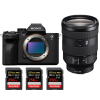 Sony A7R V + FE 24-105 mm f/4 G OSS + 3 SanDisk 256 GB Extreme PRO UHS-II SDXC 300 MB/s - Dispositivo fotográfico híbrido-1