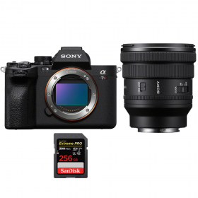 Sony A7R V + FE PZ 16-35 mm f/4 G + 1 SanDisk Extreme PRO UHS-II SDXC de 256 GB a 300 MB/s - Dispositivo fotográfico híbrido-1