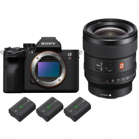 Sony A7R V + FE 24mm f/1.4 GM + 3 Sony NP-FZ100 - Cámara Híbrida-1