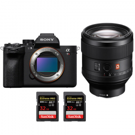 Sony A7R V + FE 85 mm f/1,4 GM + 2 SanDisk 32 GB Extreme PRO UHS-II SDXC 300 MB/s - Dispositivo fotográfico híbrido-1
