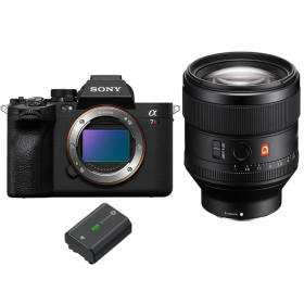 Sony A7R V + FE 85mm f/1.4 GM + 1 Sony NP-FZ100 - Cámara híbrida-1